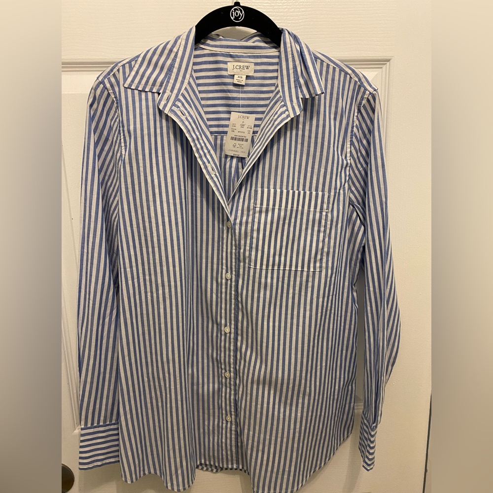 NWT J. Crew Button-Up Top